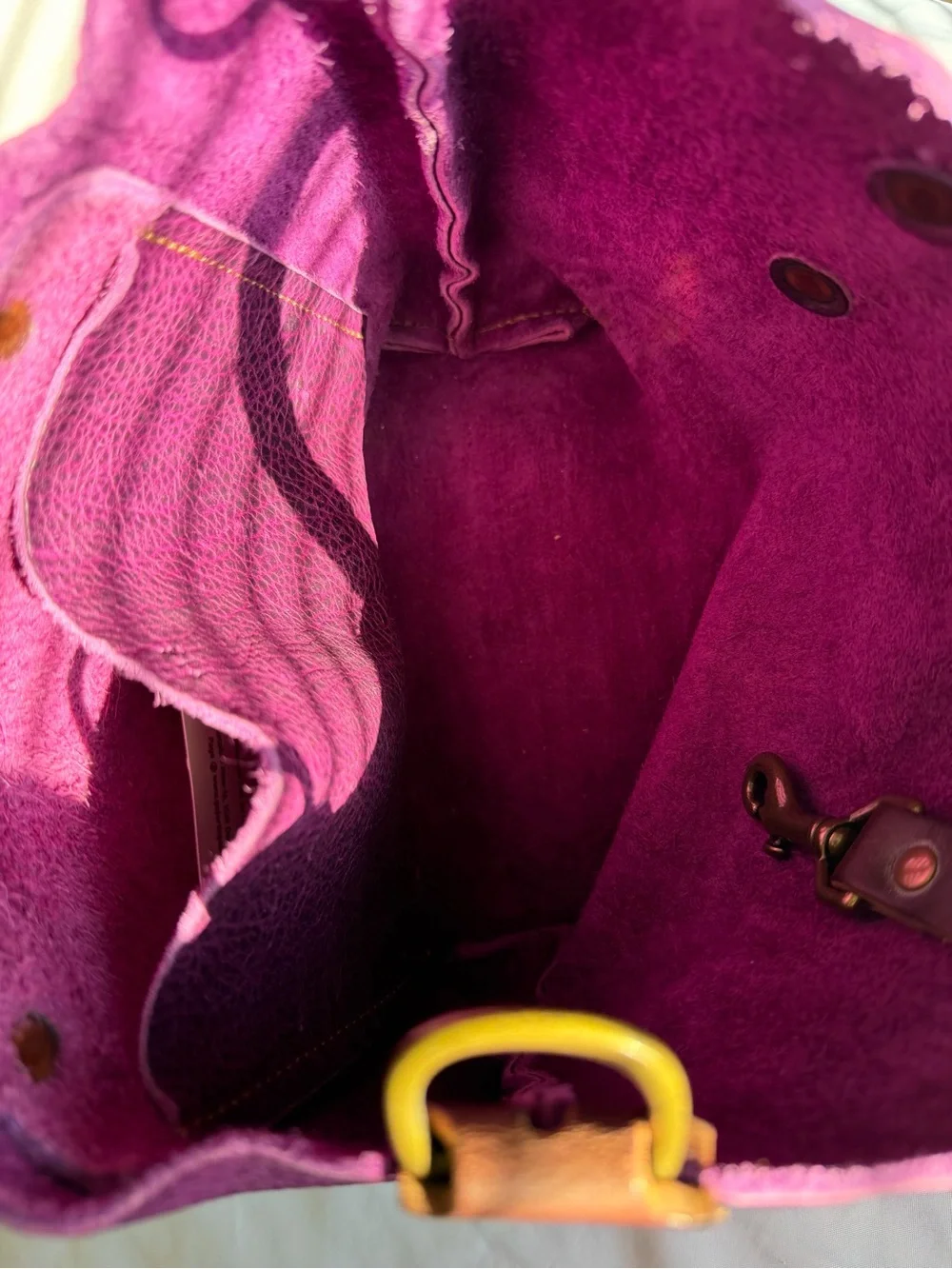 Go Forth Goods mini Avery in grape bison - Picture 6 of 10